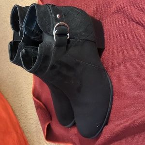 Black ankle boots, size 9